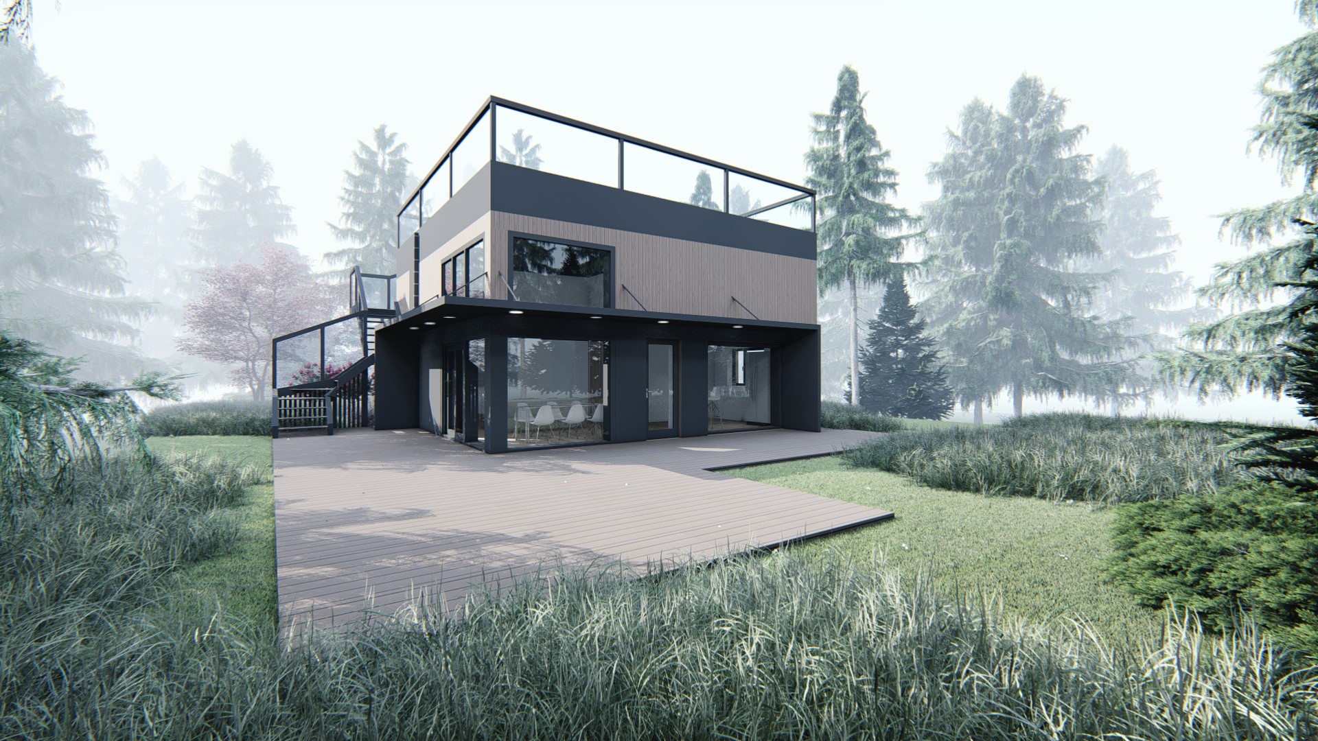 TUULI 61 – Moodne villa katuseterrassiga